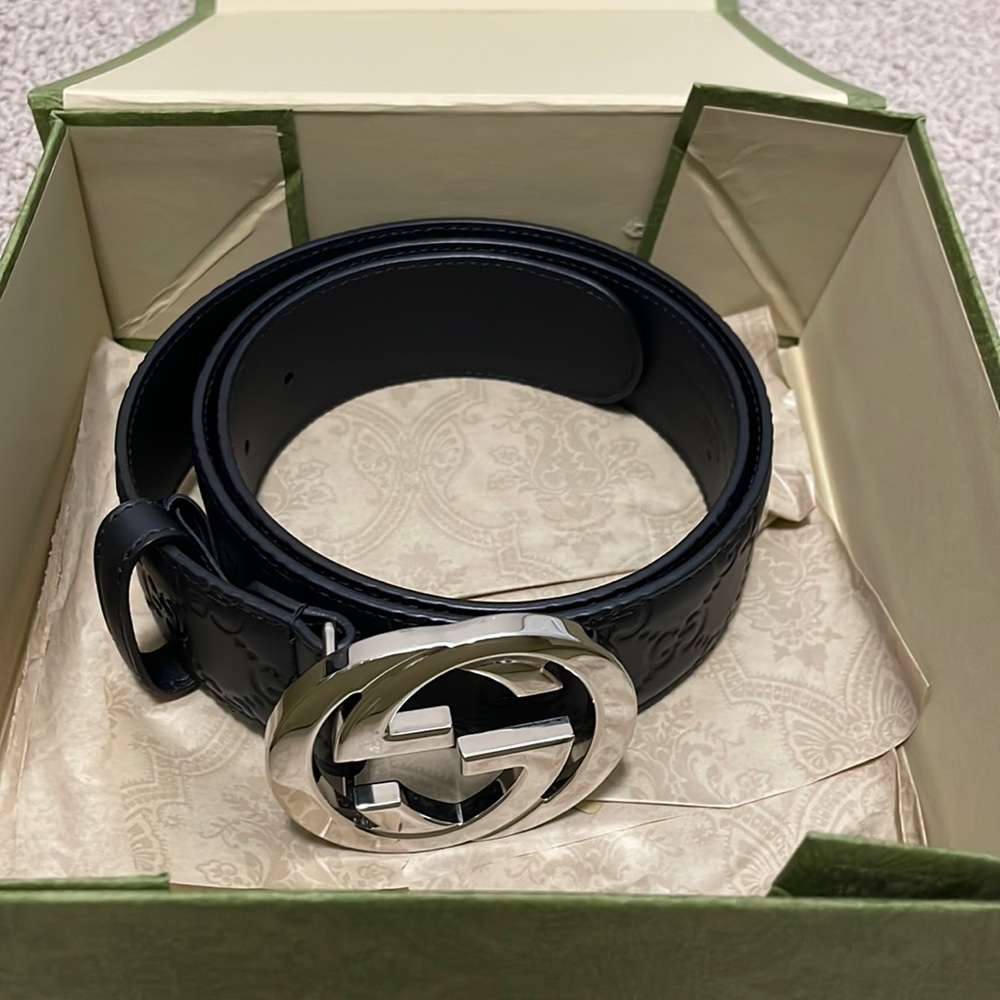 Gucci signature belt (mens)